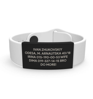 Medyczna bransoletka identyfikacyjna
